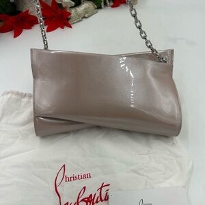 Women's Christian Louboutin
LOUBITWIST patent Leather clutch/ shoulder bag